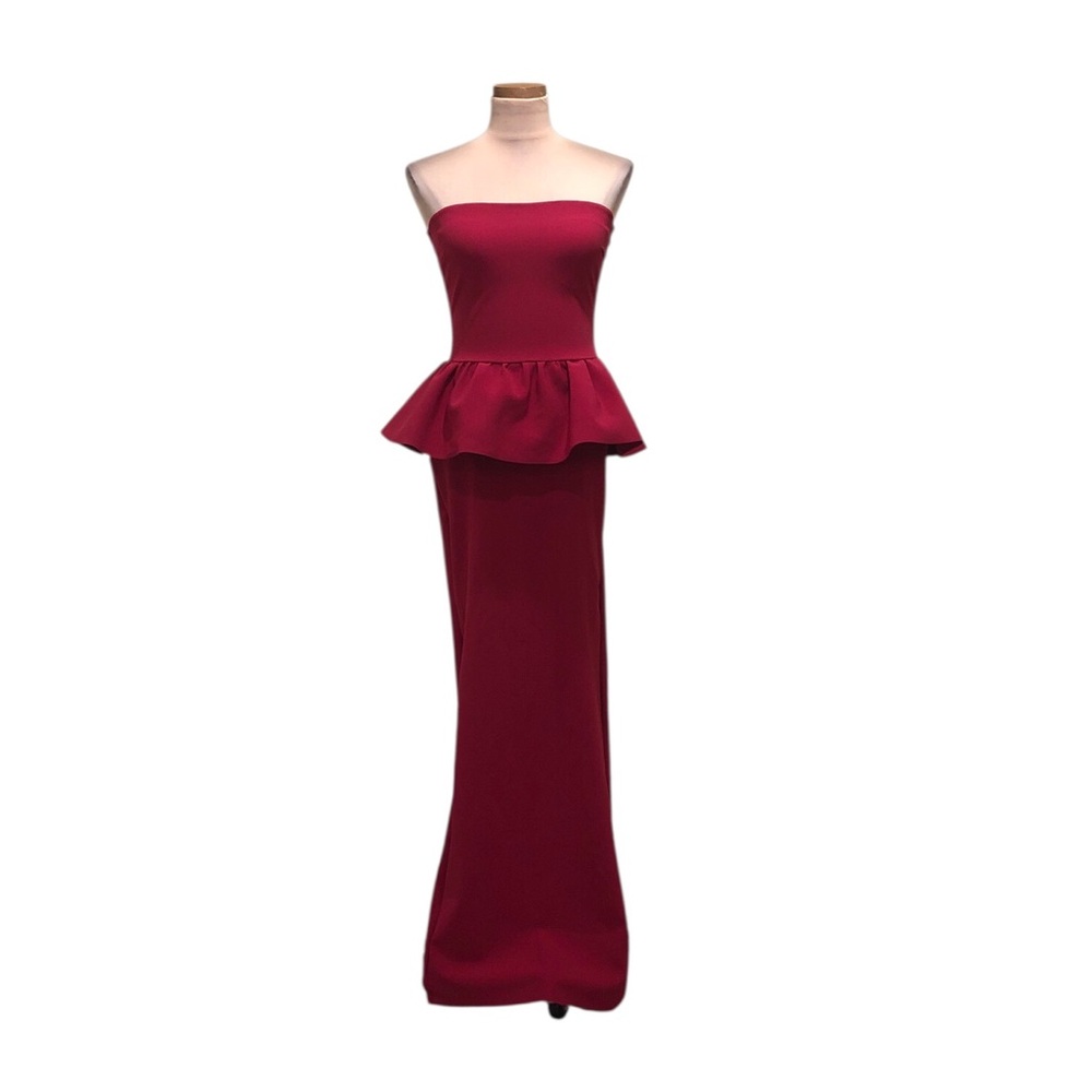Chiara Boni Panthera Maxi Dress Size US 4 IT 40 Red
